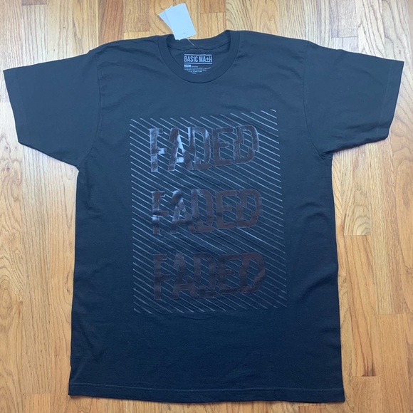 Striped Faded Graphic Tee - Picture 2 of 6